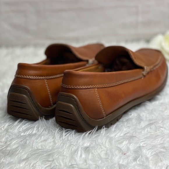 Ecco leather men loafers size 43 main image 8